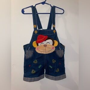 Kids Denim Monkey Overalls